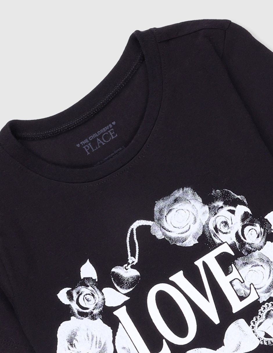 Playera The Children's Place manga corta para niña