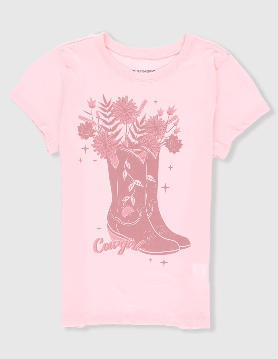 Playera manga corta para niña Playera manga corta para niña