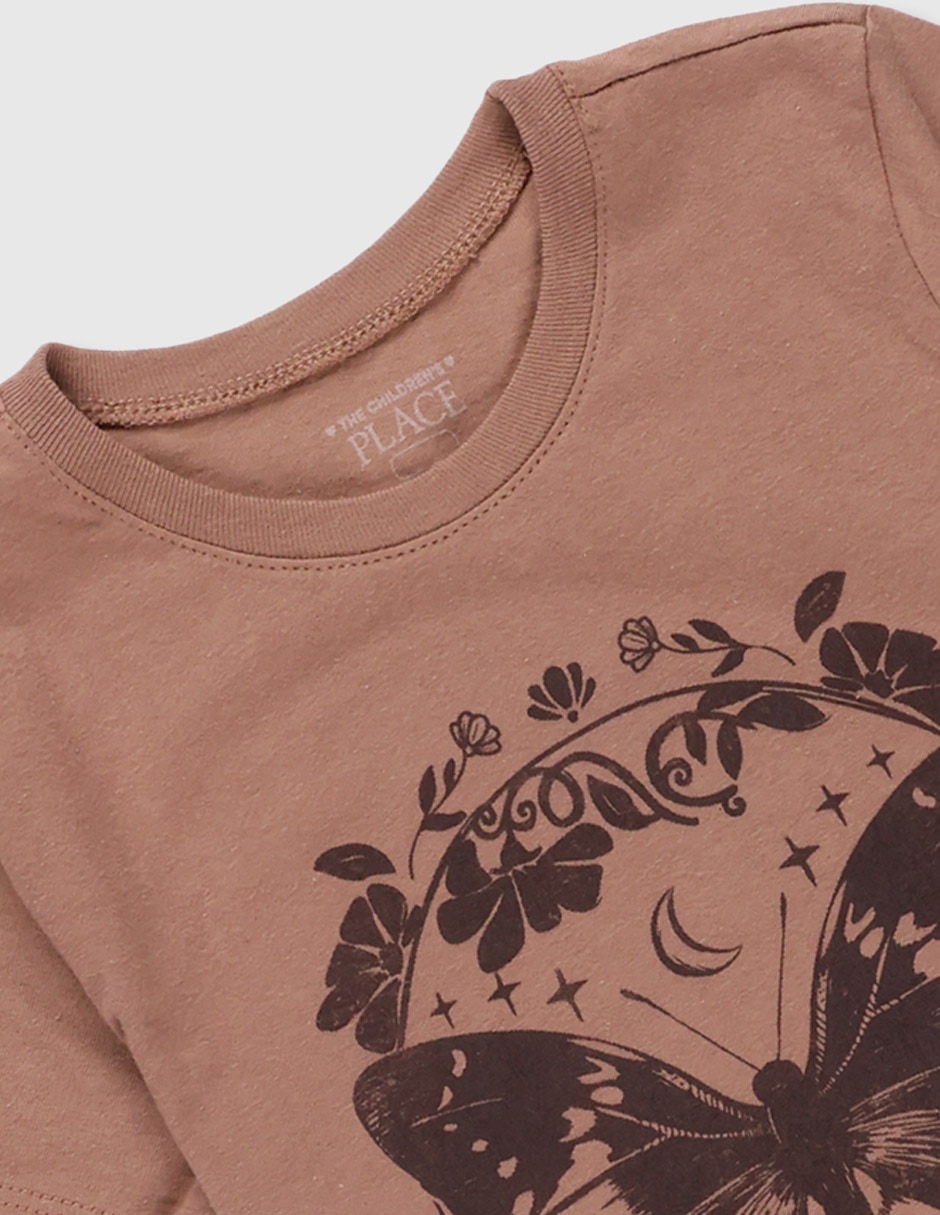 Playera The Children's Place manga corta para niña