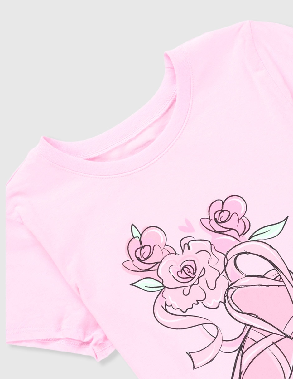 Playera The Children's Place manga corta para niña