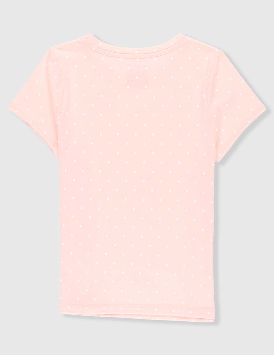 Playera Cat & Jack manga corta para niña