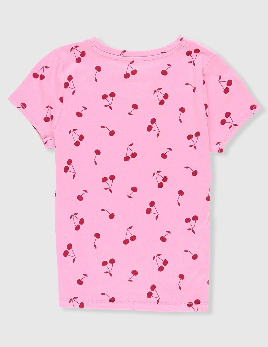 Playera Cat & Jack manga corta para niña