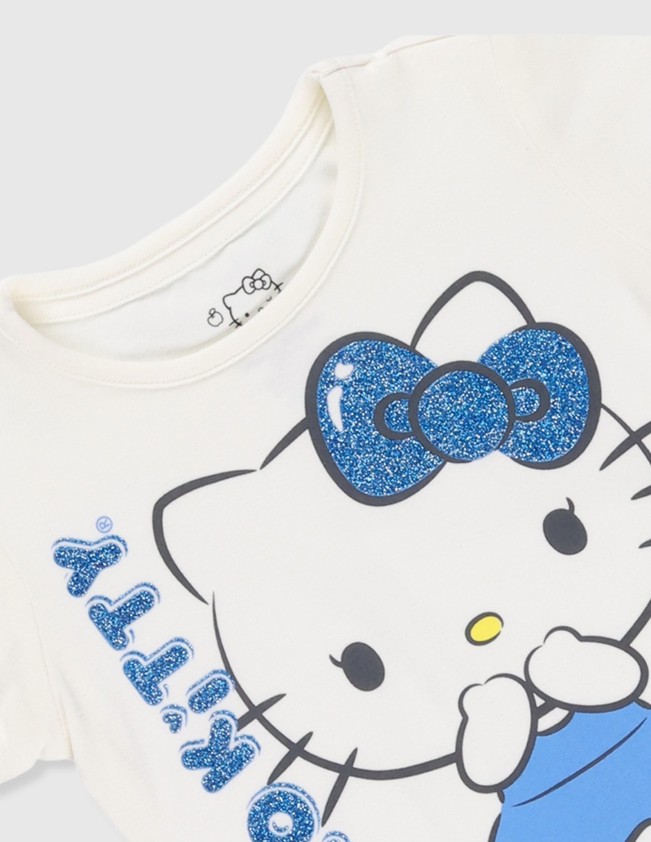 Playera manga corta para niña