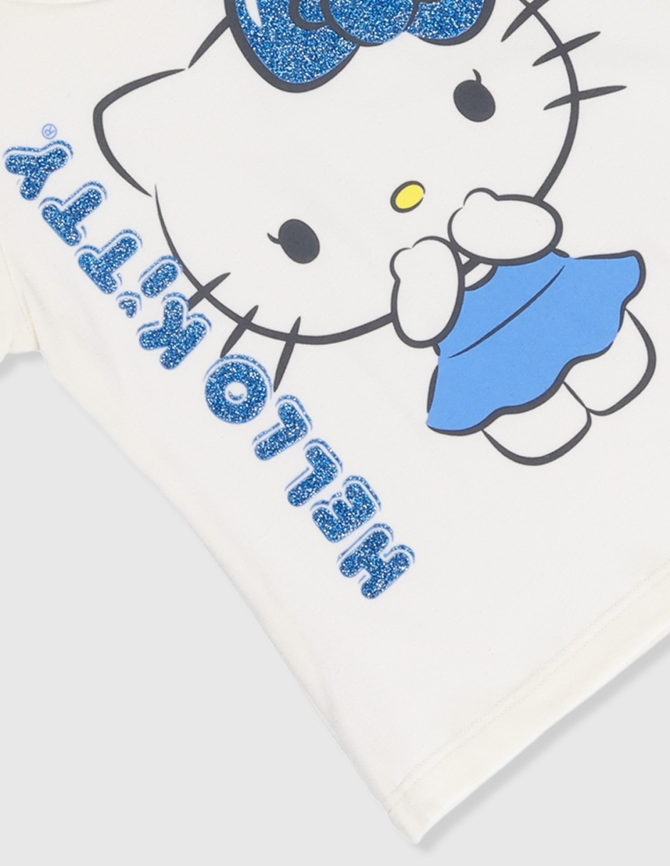 Playera manga corta para niña