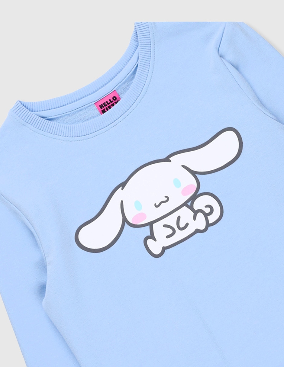 Sudadera Hello Kitty Cinnamoroll para niña