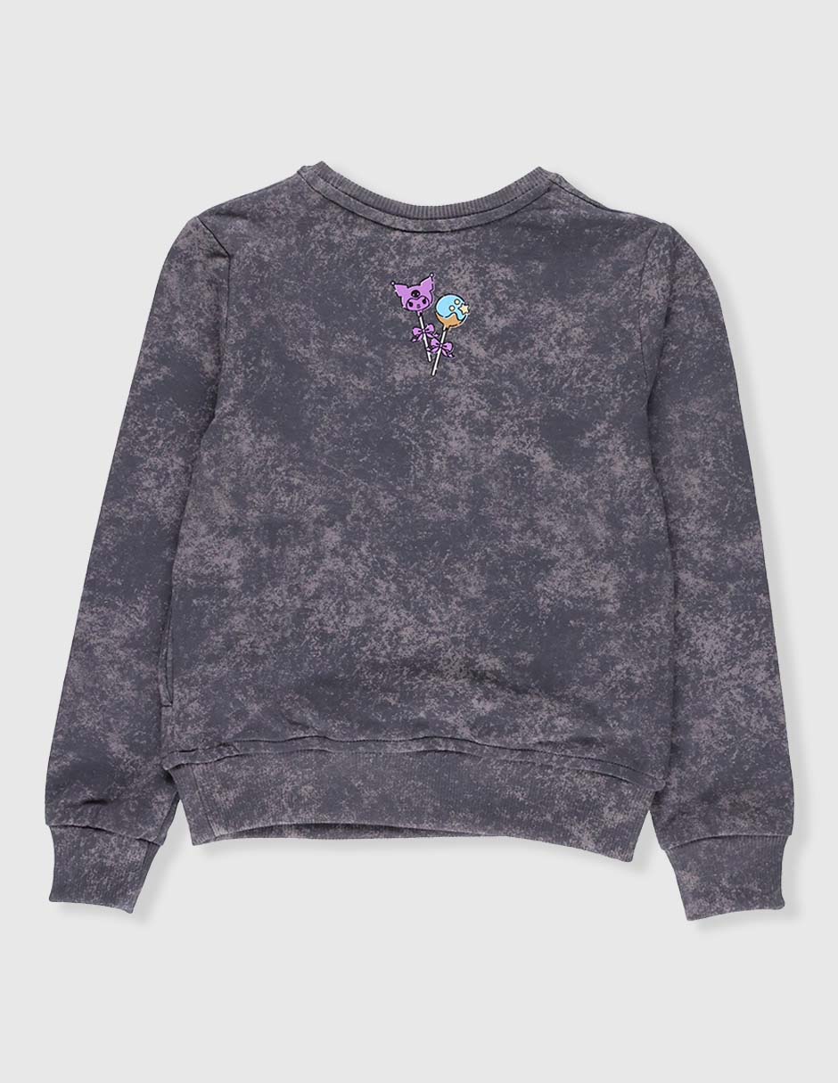 Sudadera Hello Kitty Kuromi para niña