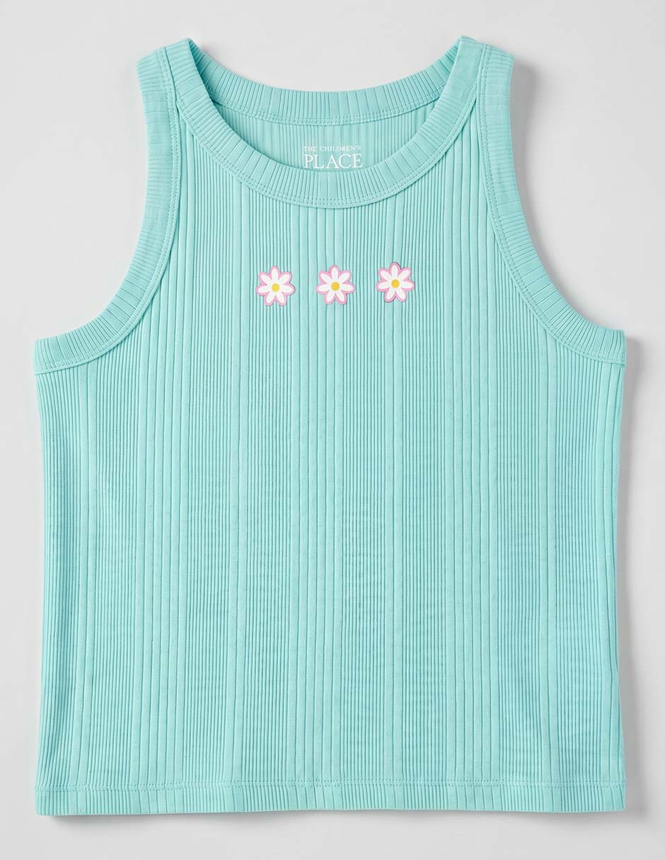 Playera sin manga para niña 2
