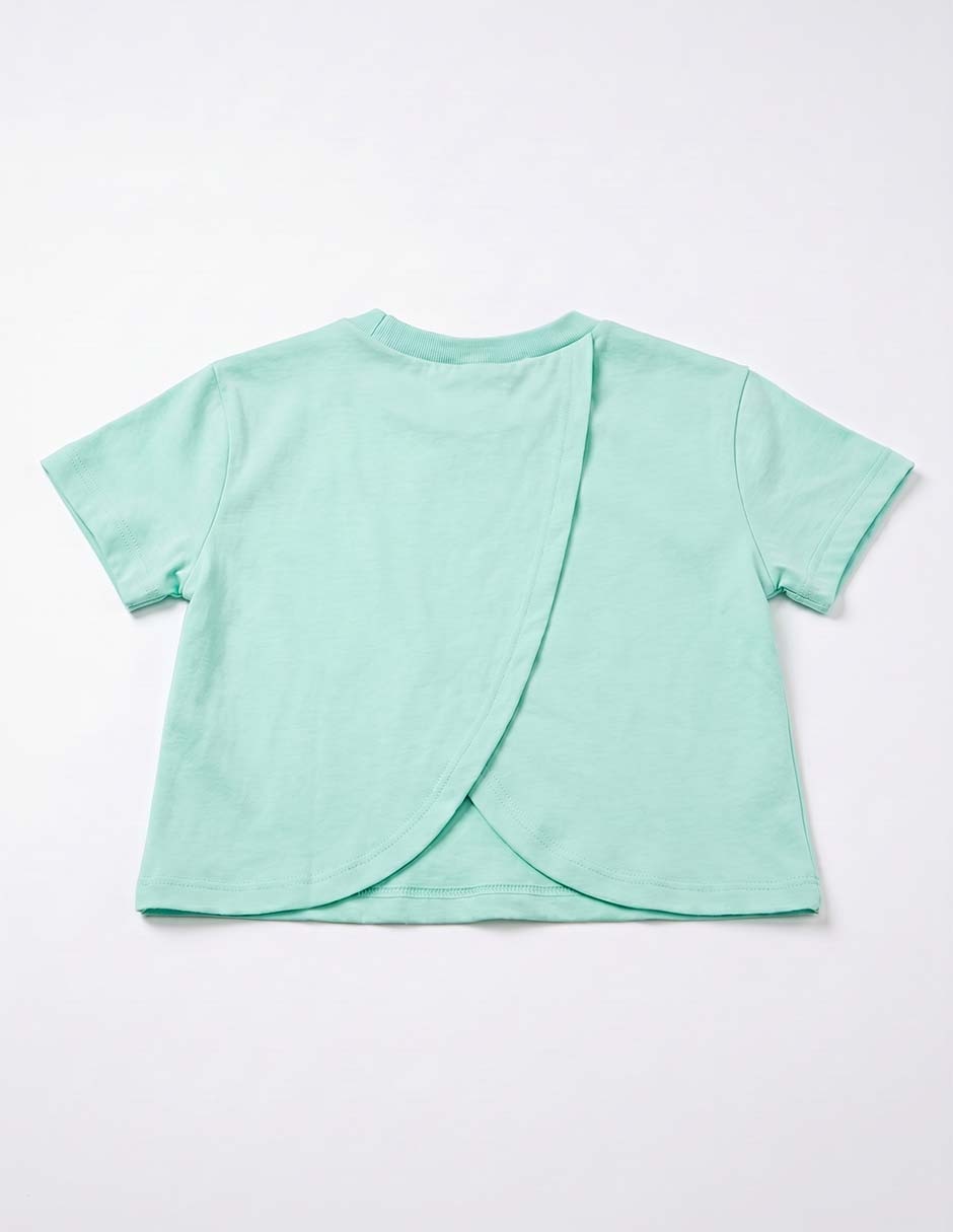 Playera manga regular para niña 3