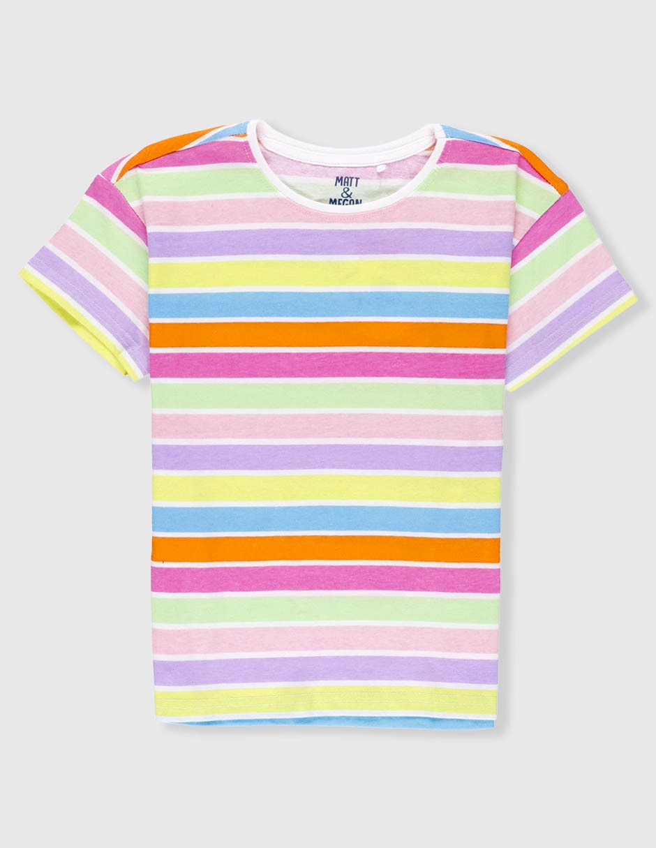 Playera matt & manga corta para niña Playera matt & manga corta para niña