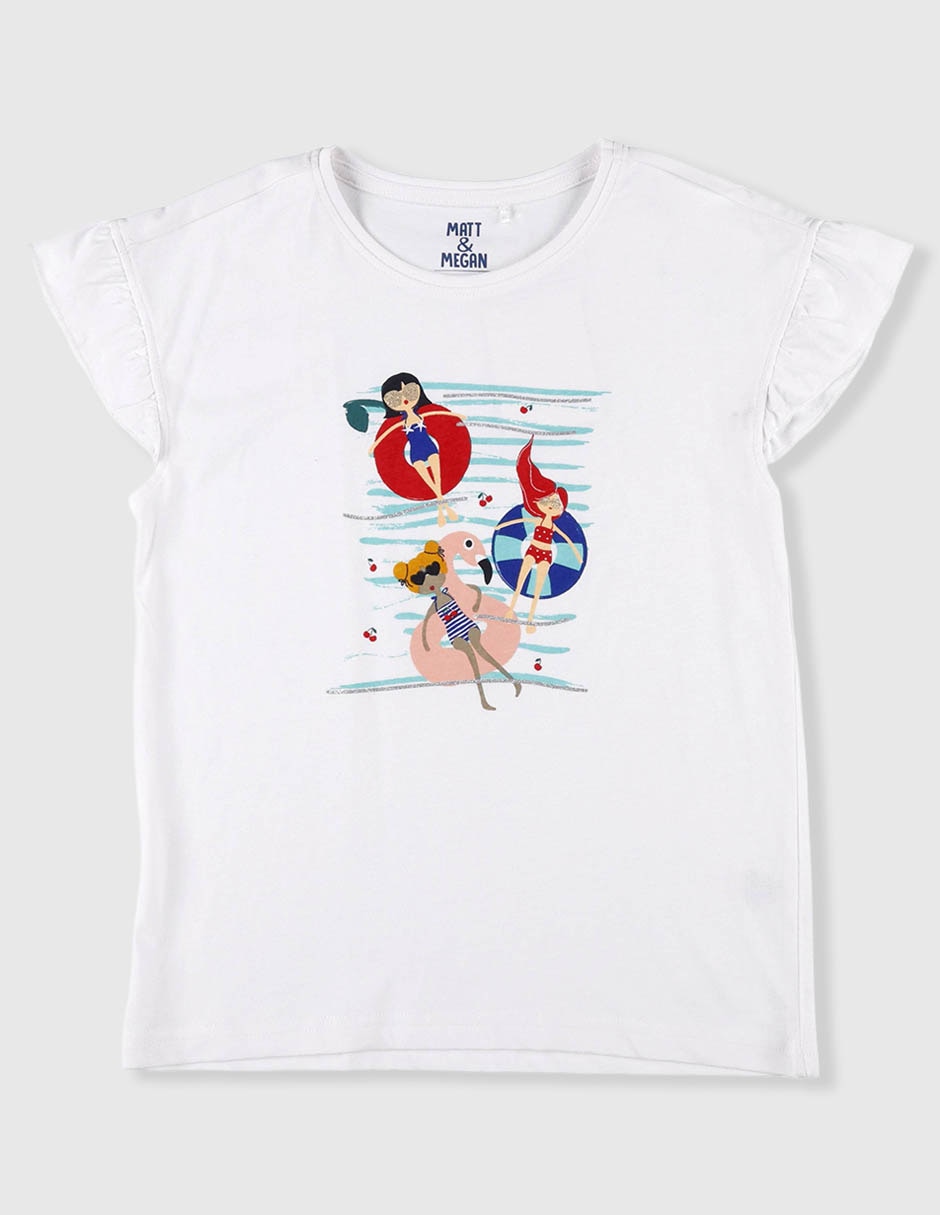 Playera manga corta para niña 2