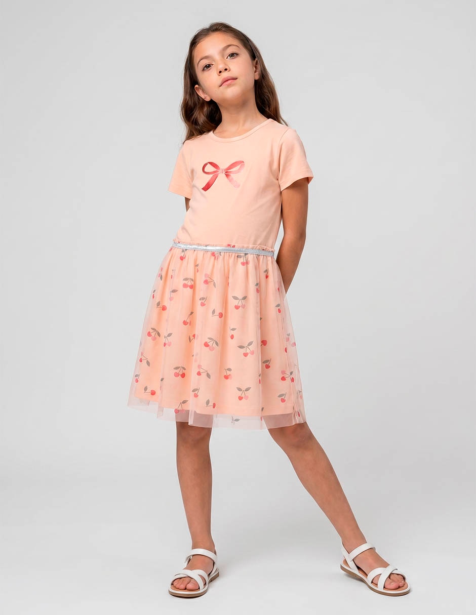 Vestido casual para niña