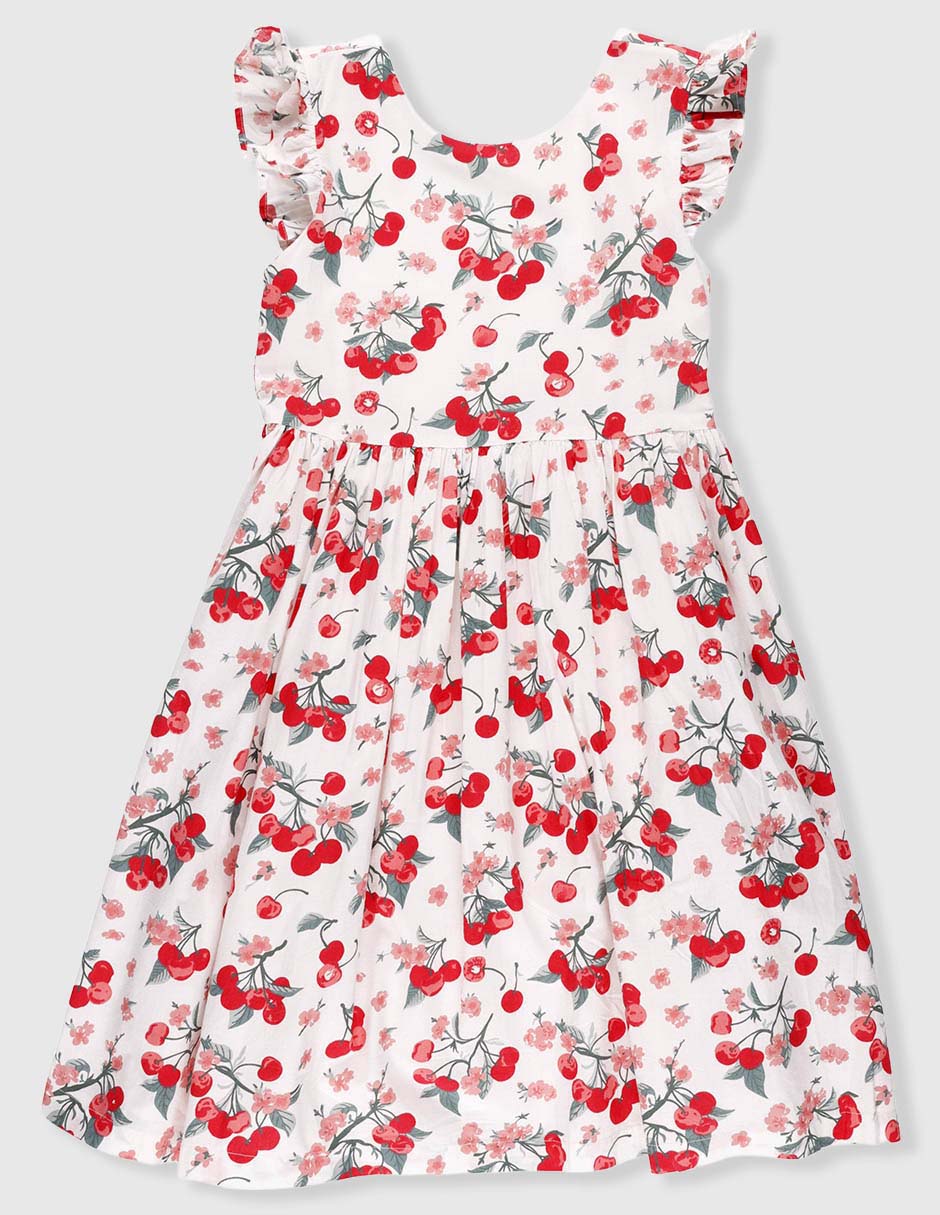 Vestido Matt & Megan manga corta para niña