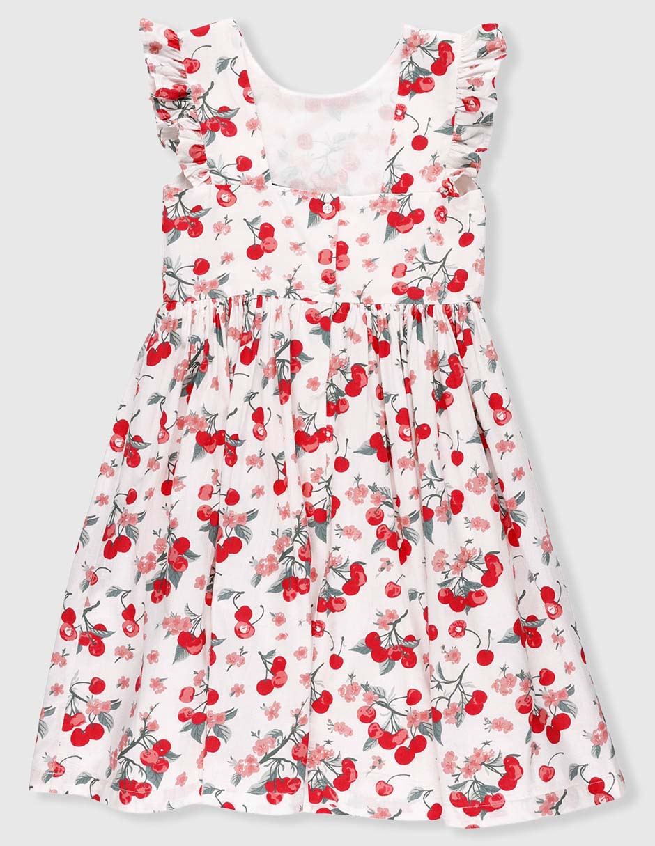 Vestido Matt & Megan manga corta para niña