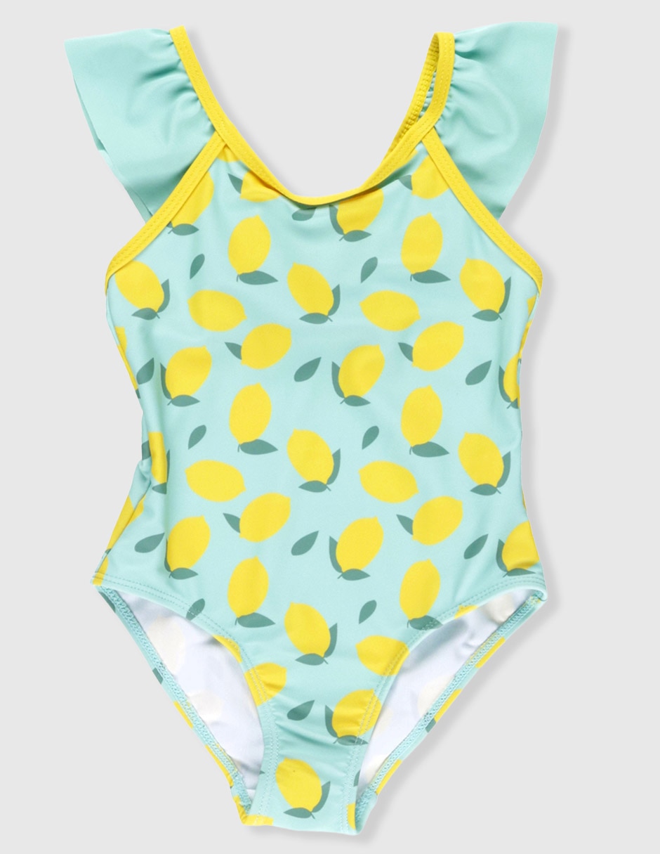 Traje de baño completo para niña Traje de baño completo para niña