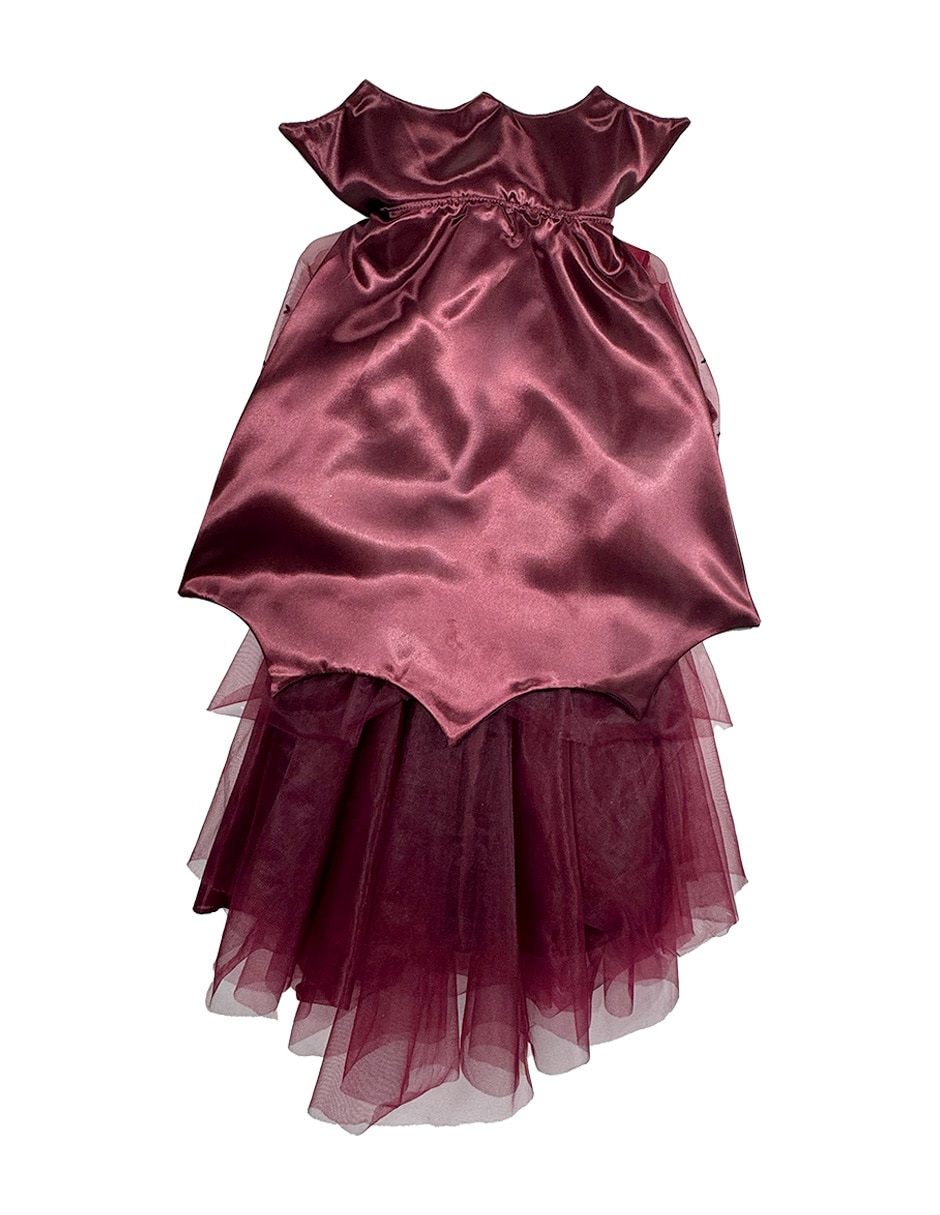 Vestido manga larga para niña 6