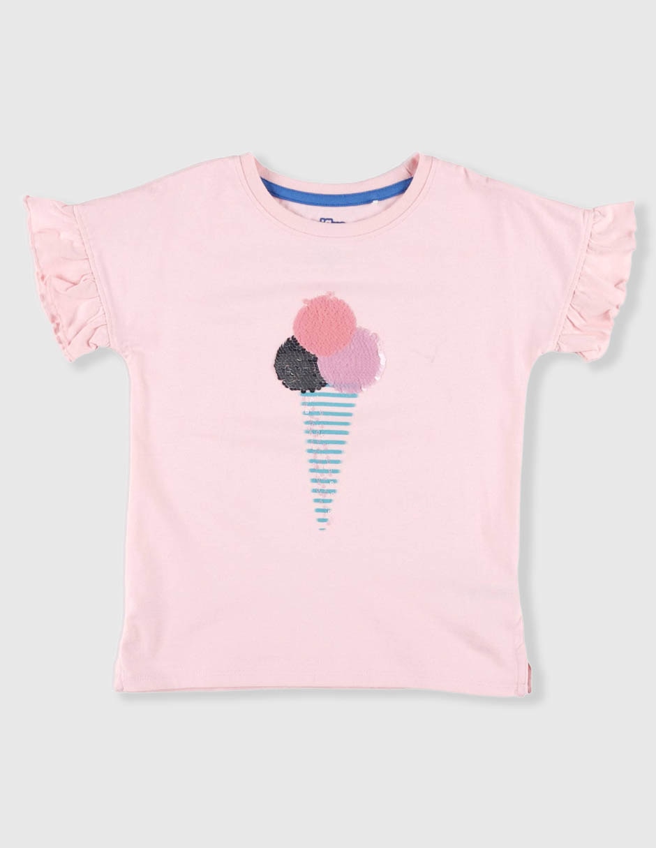 Playera manga corta para niña 5