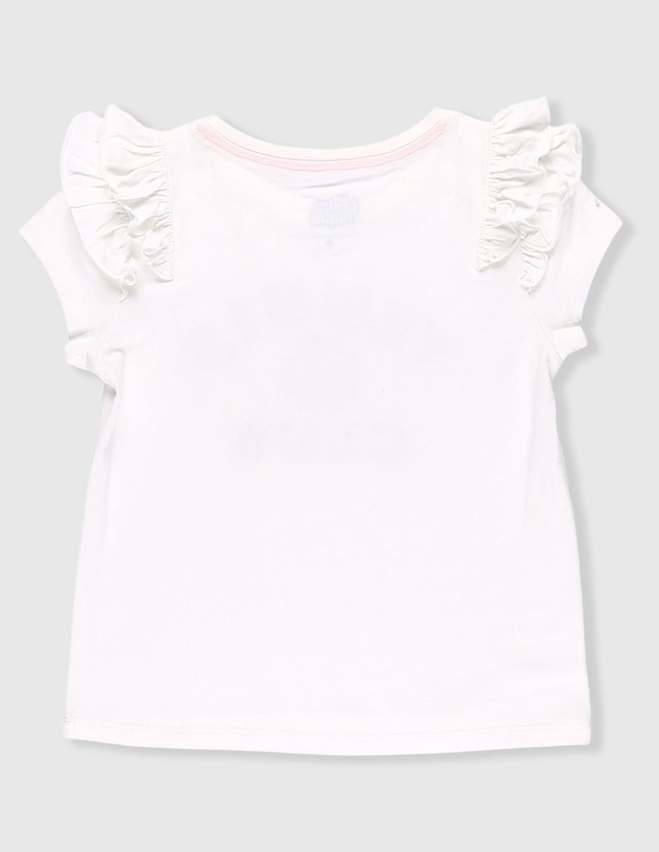 Playera Piquenique manga corta para niña