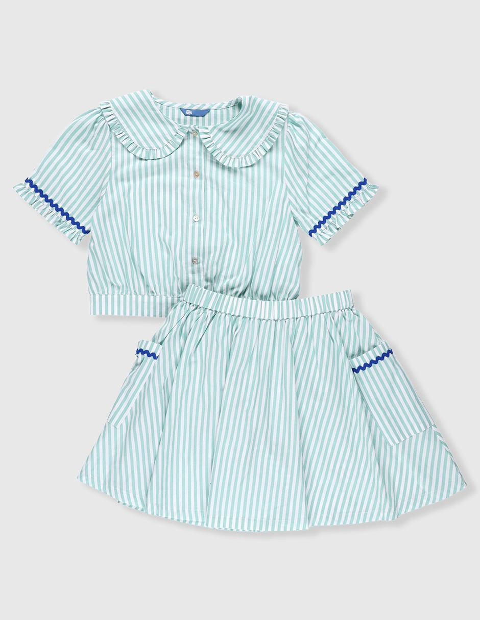 Conjunto de algodón para niña Conjunto de algodón para niña