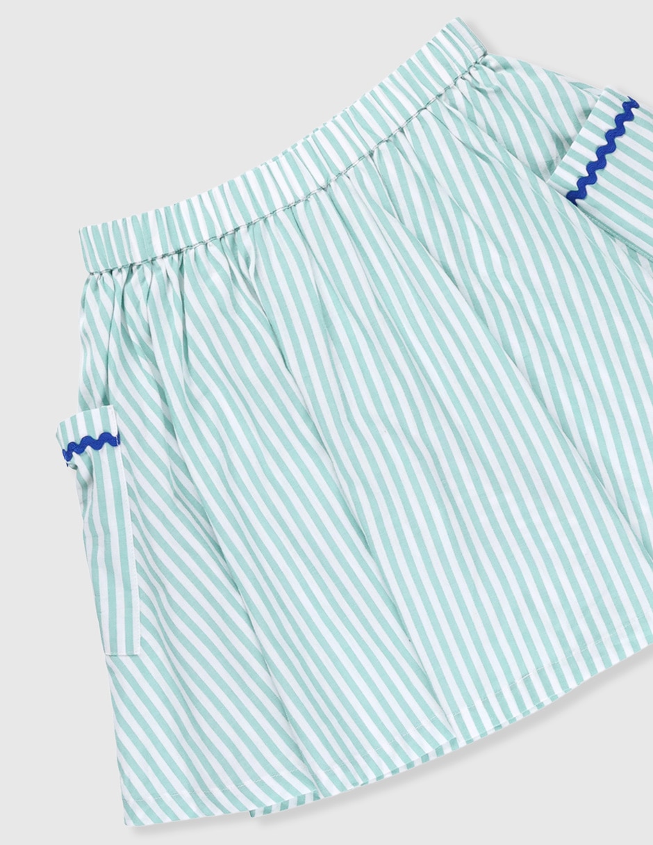 Conjunto Piquenique de algodón para niña