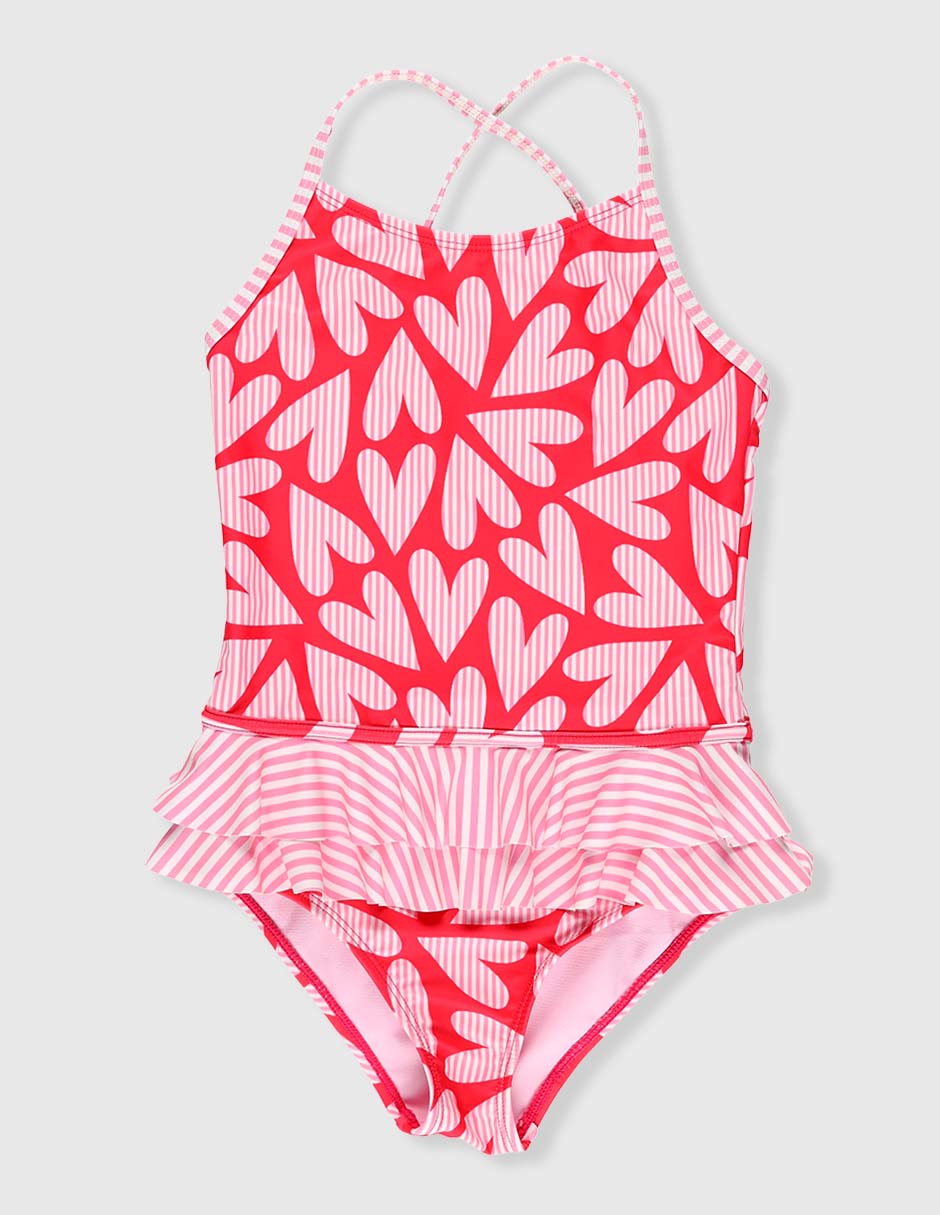 Traje de baño completo para niña Traje de baño completo para niña