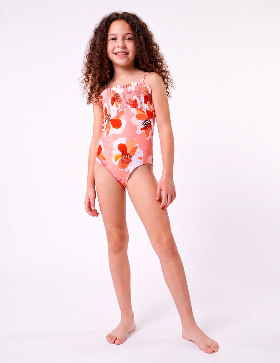 Traje de baño completo para niña 4