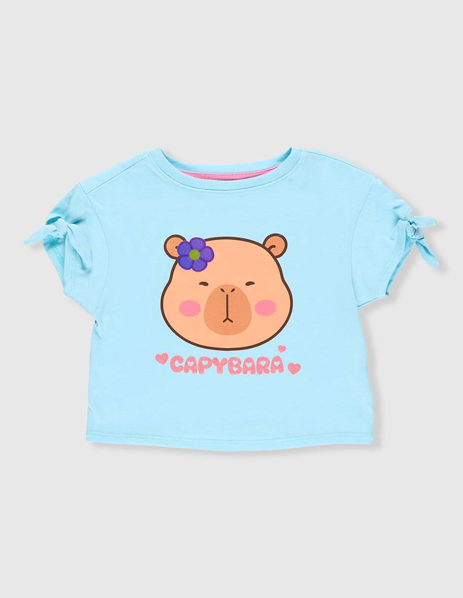 Playera manga corta para niña Playera manga corta para niña