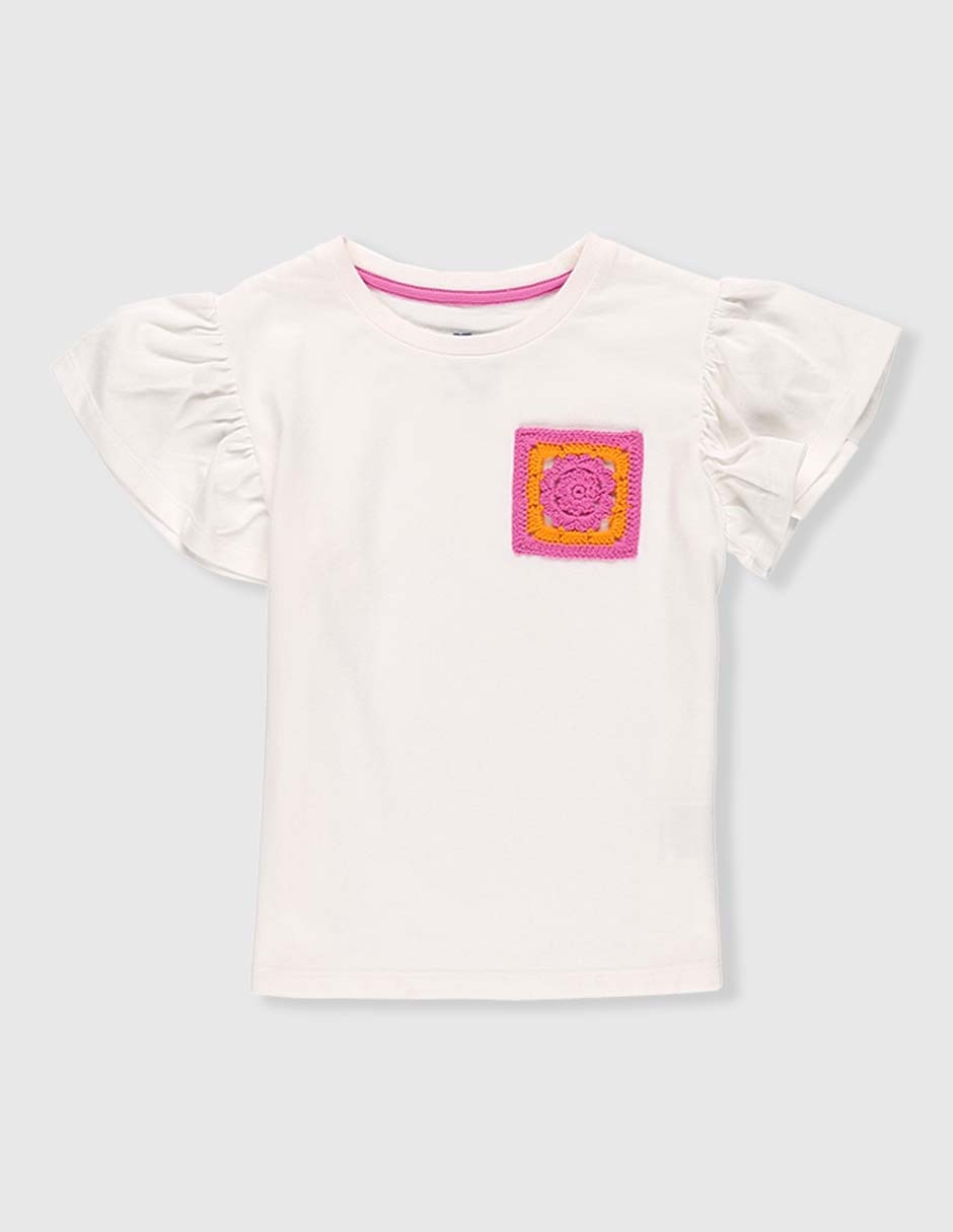 Playera manga corta para niña Playera manga corta para niña