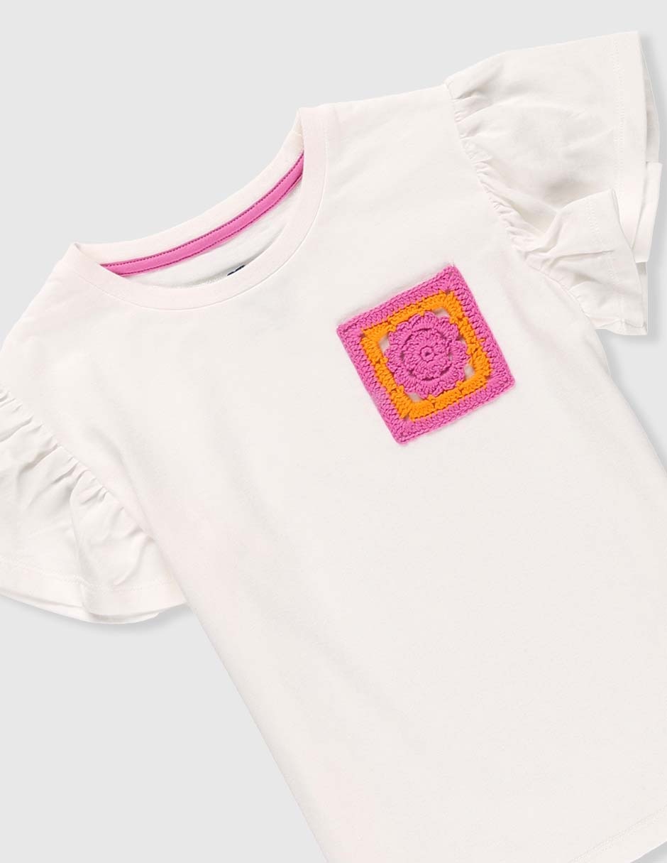 Playera Piquenique manga corta para niña