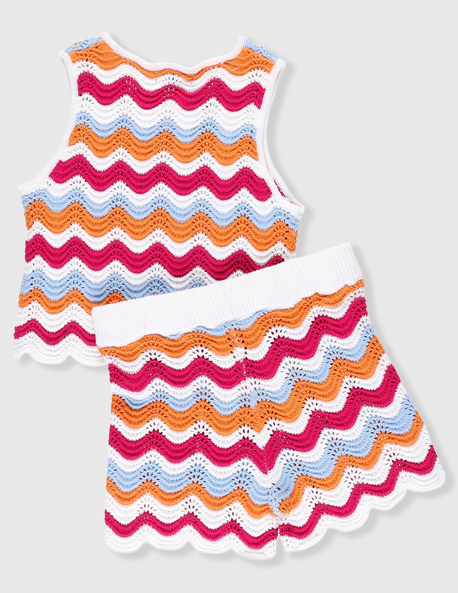 Conjunto casual de algodón para niña Conjunto casual de algodón para niña