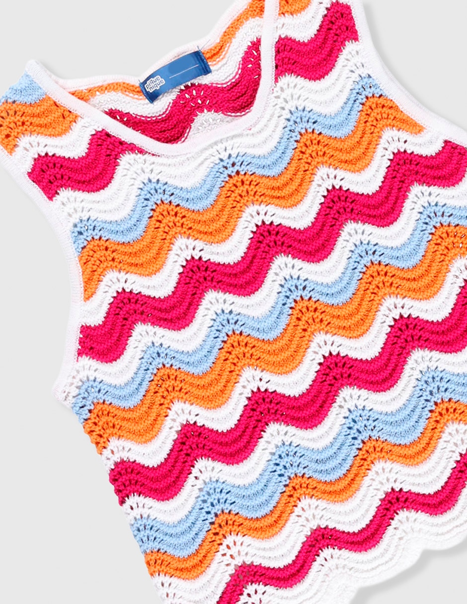 Conjunto casual Piquenique de algodón para niña
