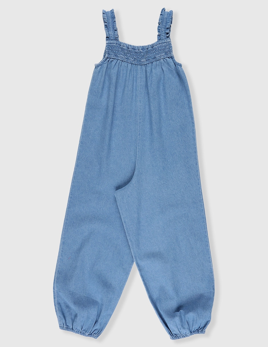Jumpsuit de mezclilla para niña