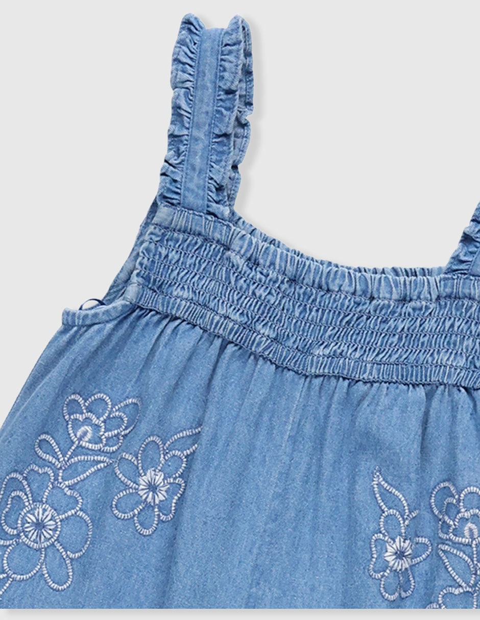 Jumpsuit de mezclilla para niña