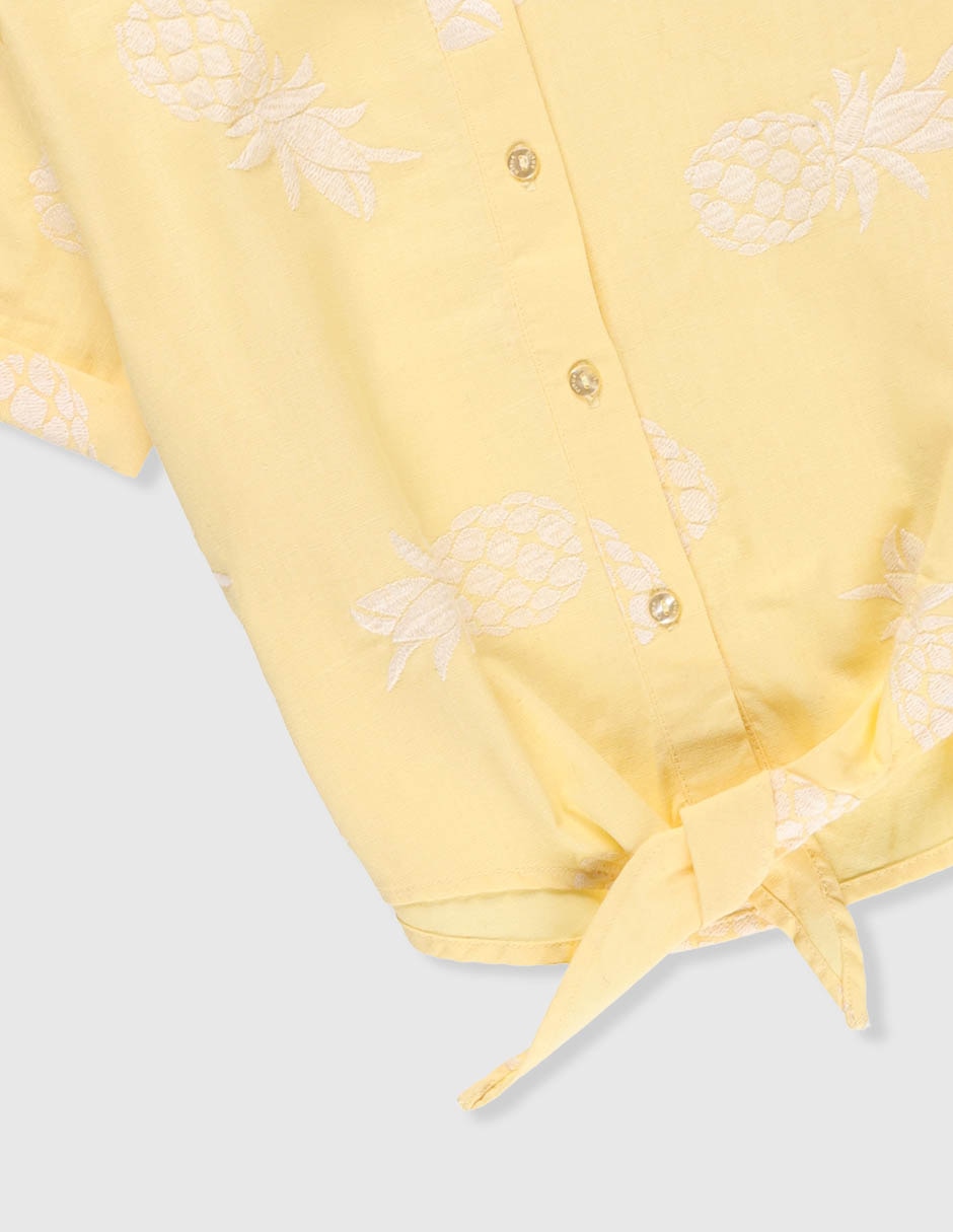 Conjunto Piquenique de algodón para niña