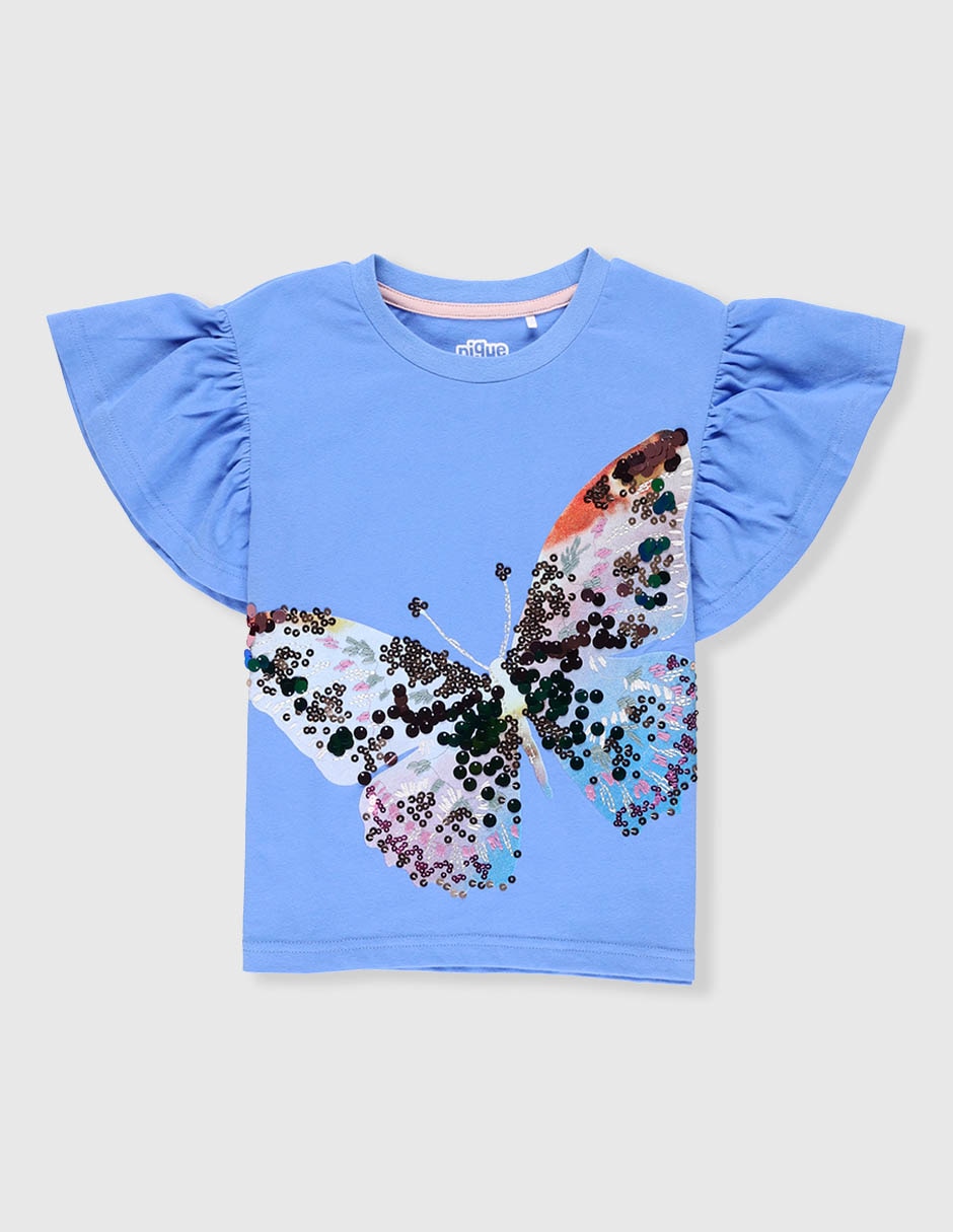 Playera manga corta para niña Playera manga corta para niña