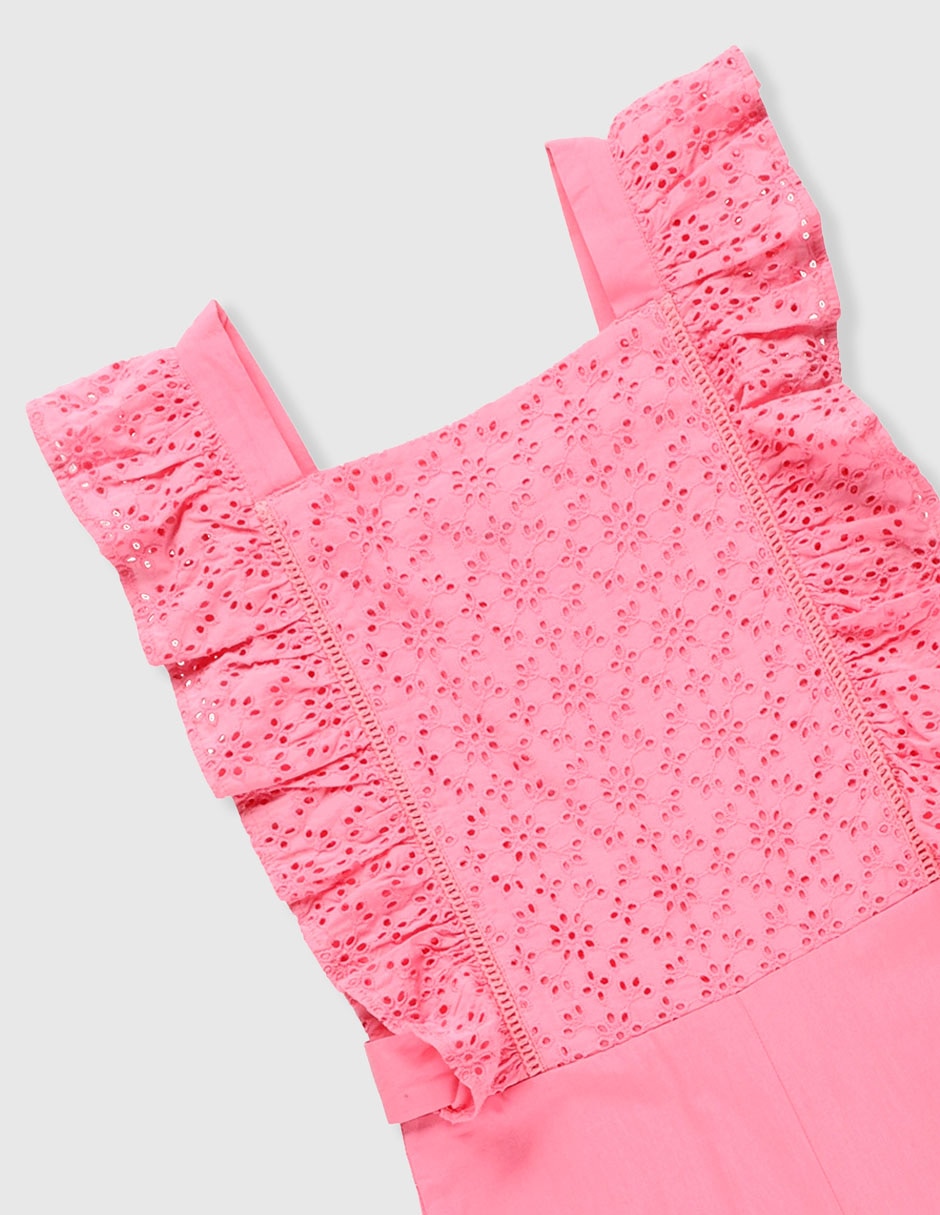 Jumpsuit de algodón para niña