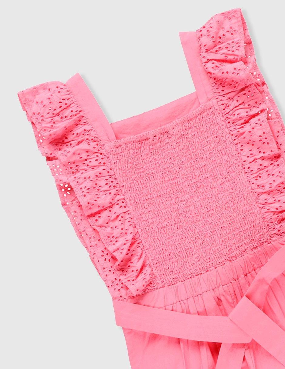 Jumpsuit de algodón para niña
