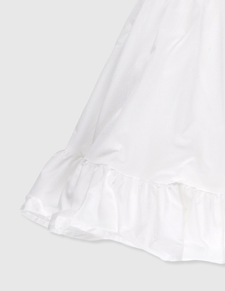 Vestido manga globo para niña 5
