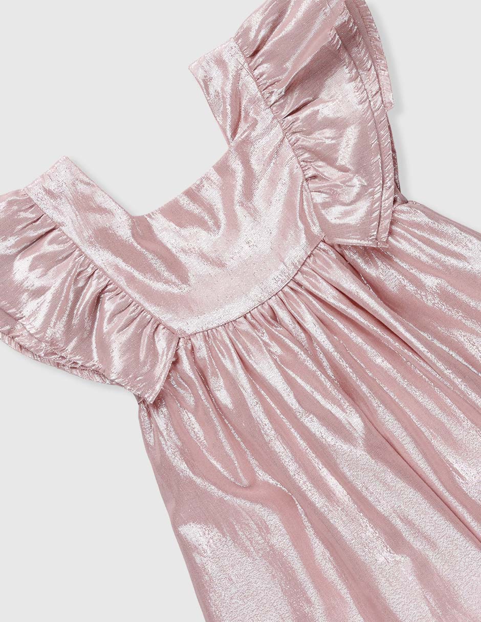 Vestido piquenique collection manga amplia para niña