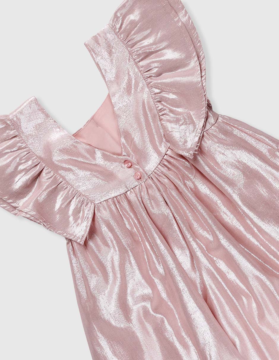 Vestido piquenique collection manga amplia para niña