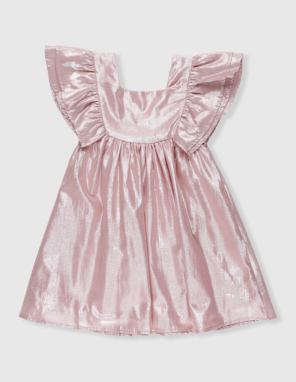 Vestido manga amplia para niña