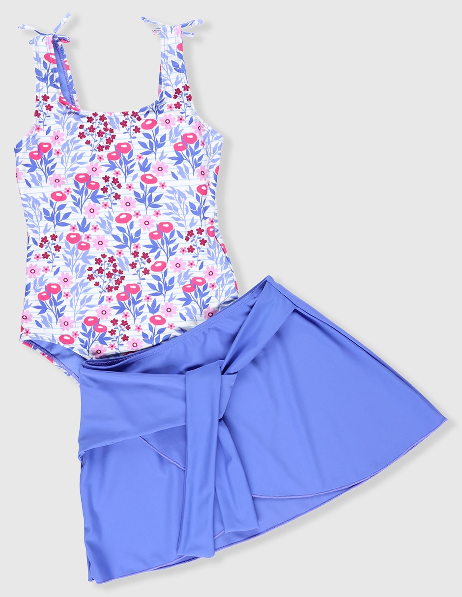 Conjunto traje de baño para niña Conjunto traje de baño para niña
