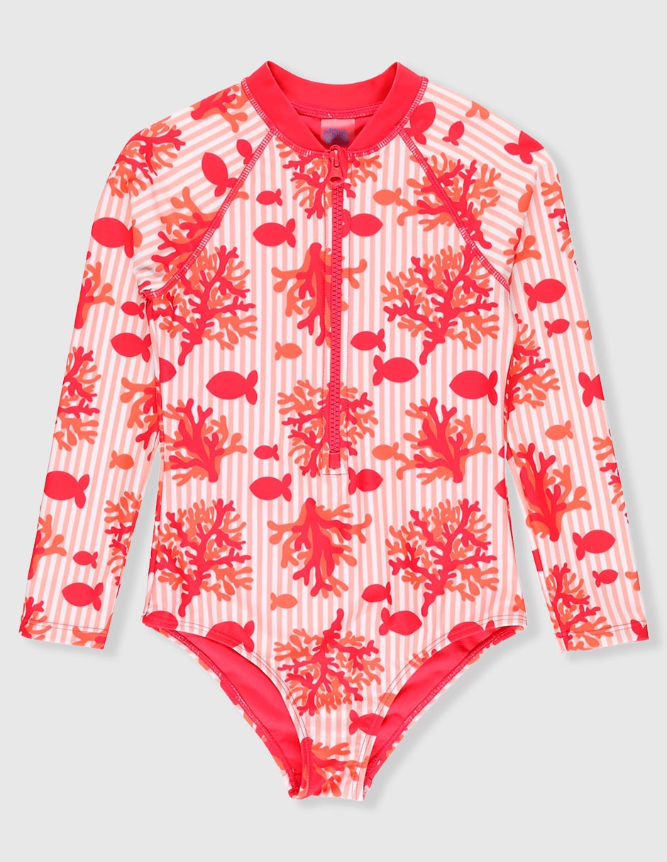 Traje de baño completo para niña Traje de baño completo para niña