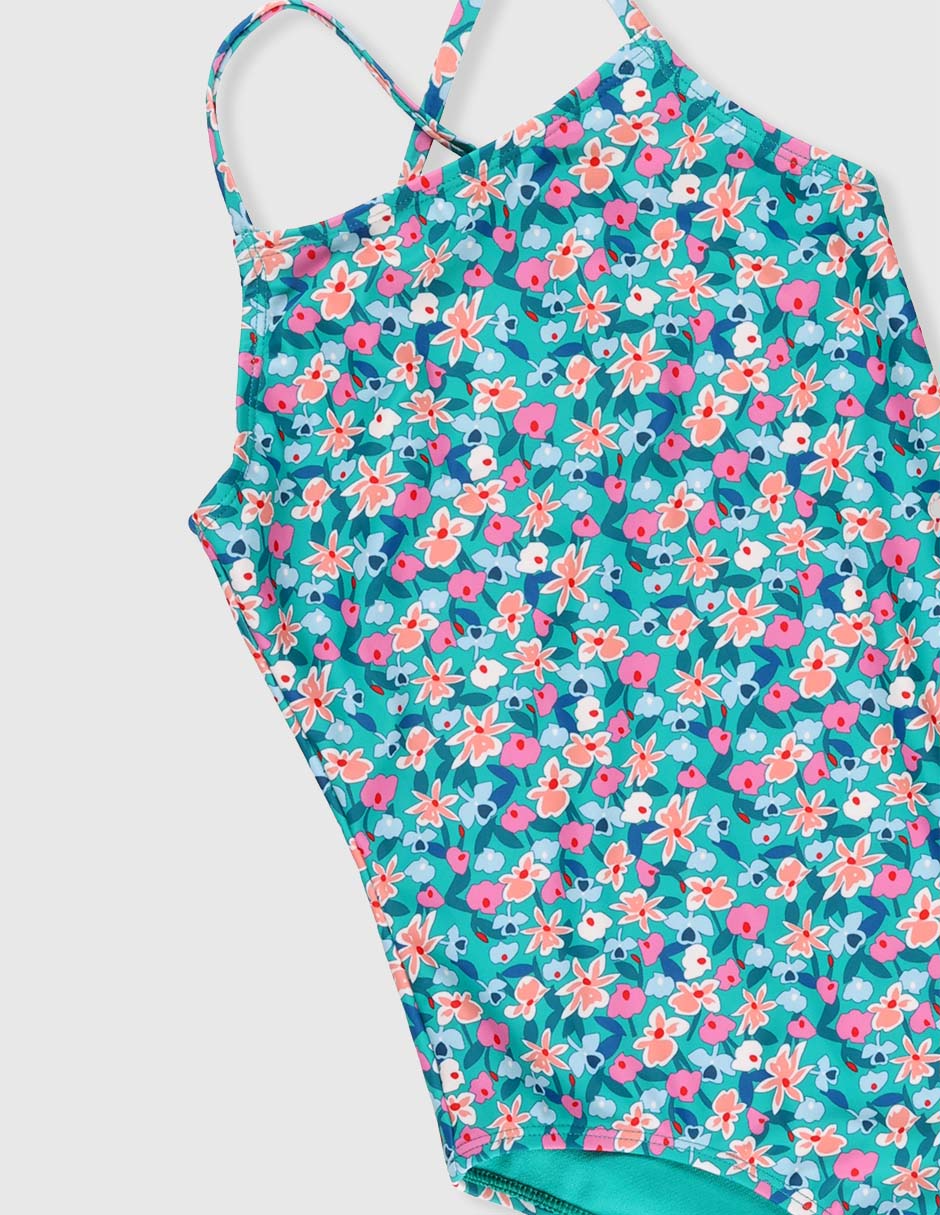 Traje de baño completo para niña