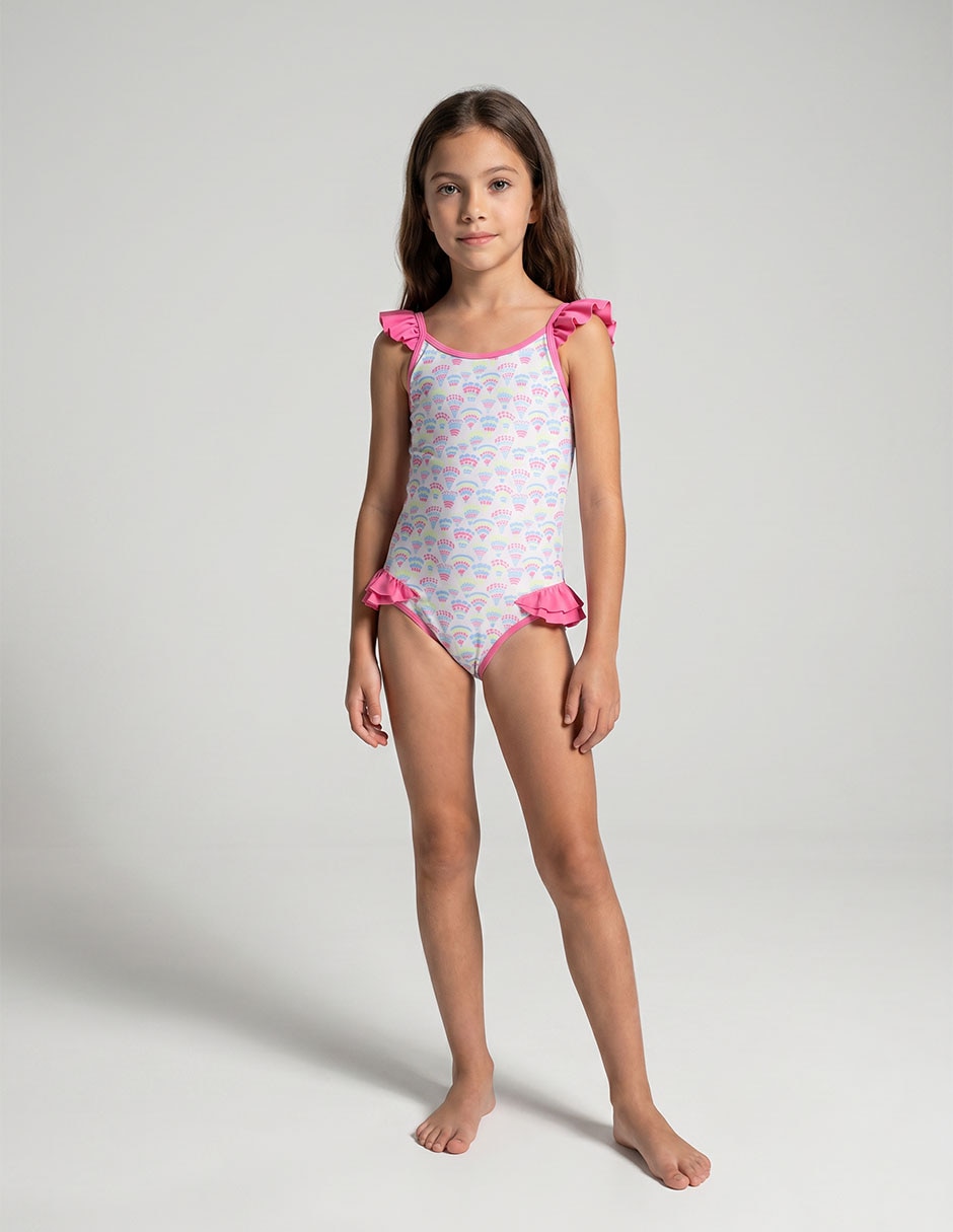 Traje de baño completo para niña