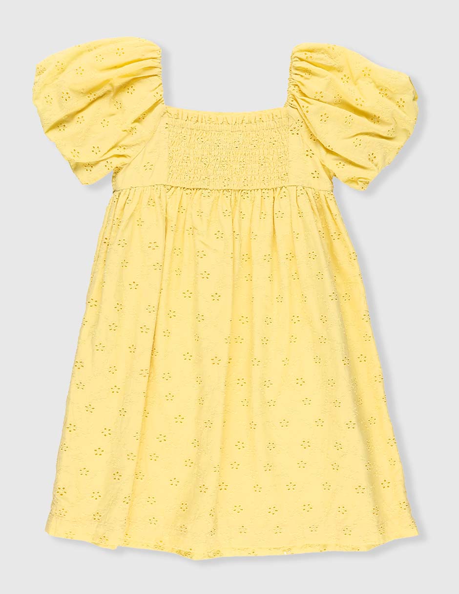 Vestido Piquenique Collection manga globo para niña