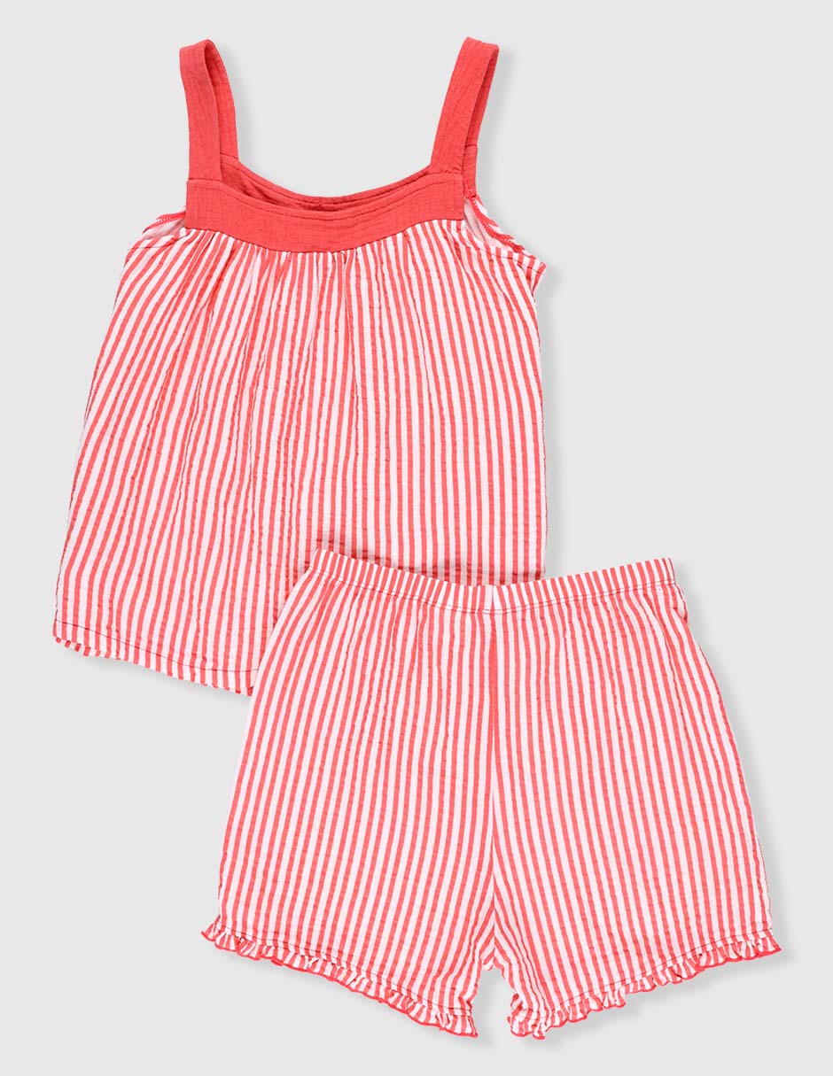 Traje de baño short para niña 4