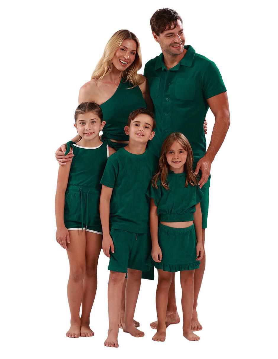 Romper Costal Crush de algodón para niña
