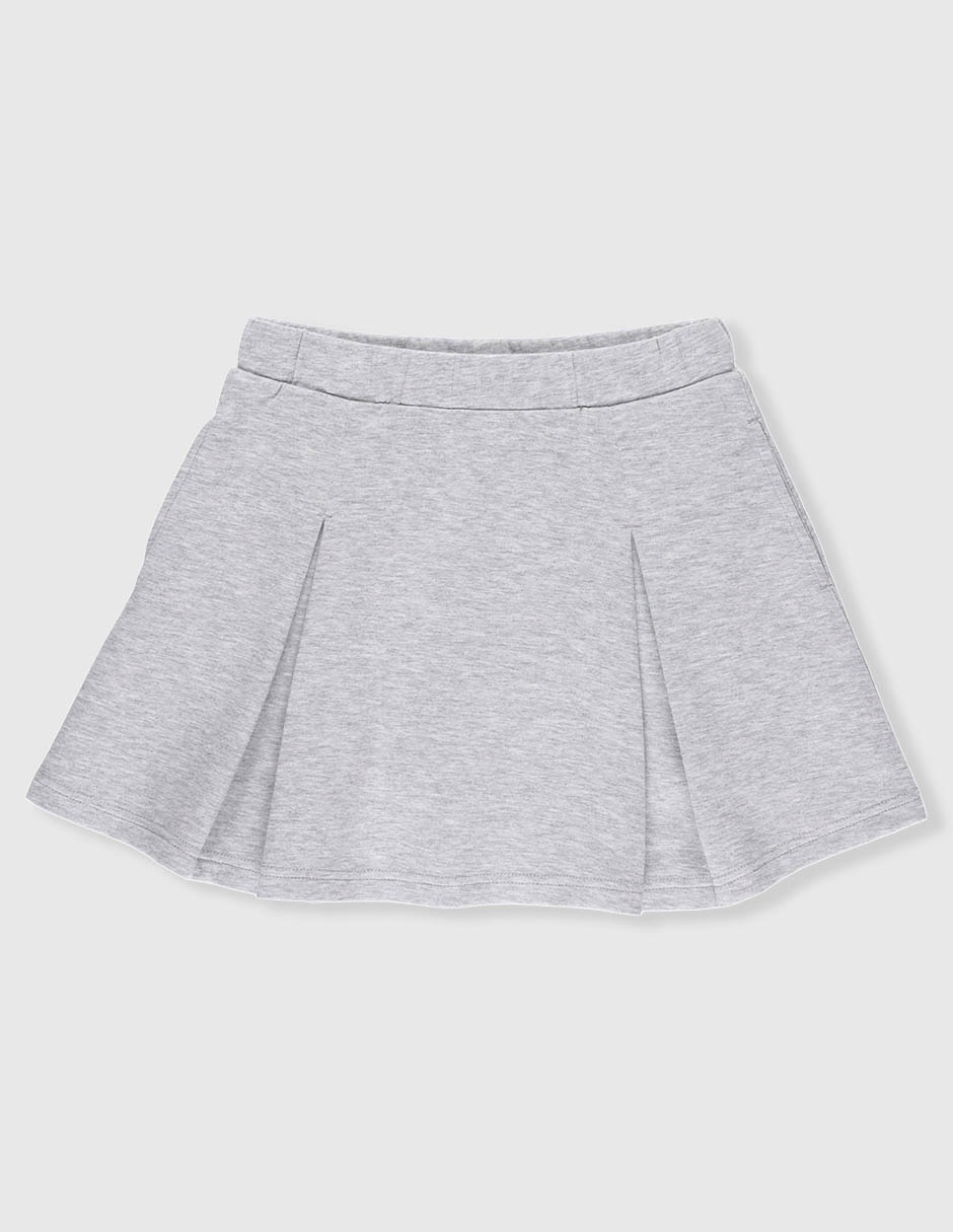 Falda short de algodón para niña Falda short de algodón para niña