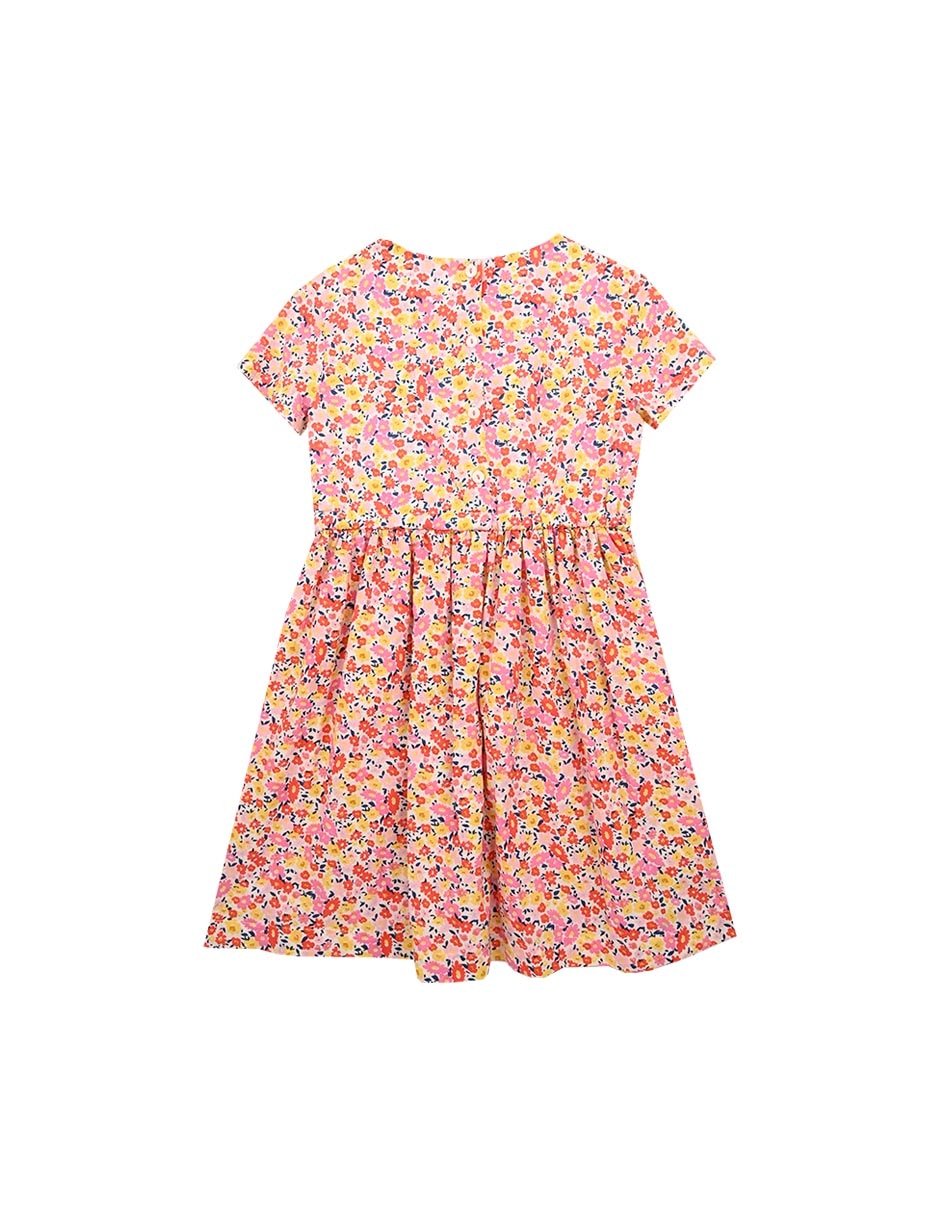 Vestido Bouquet manga regular para niña