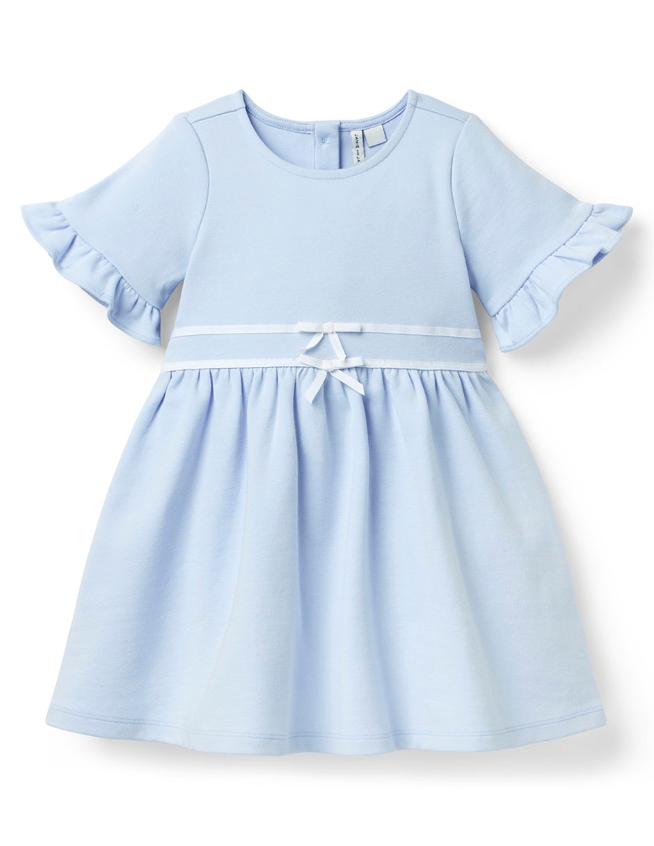Vestido manga volantes para niña Vestido manga volantes para niña